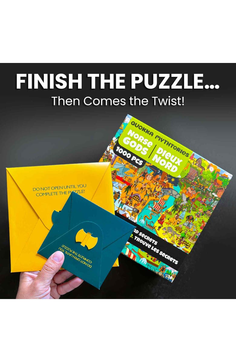 Quokka 1000 Piece Puzzle for Adults - Egyptian Gods, Greek Gods & Norse Gods, Alternate, color, Norse