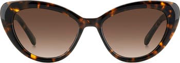 marlah's 53mm gradient cat eye sunglasses