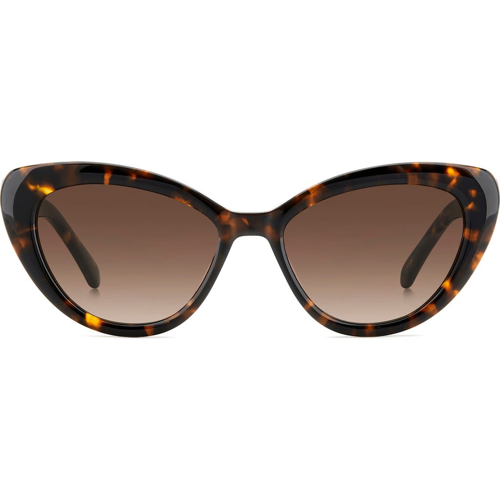 Kate Spade Marlah's 53mm Gradient Cat Eye Sunglasses In Brown
