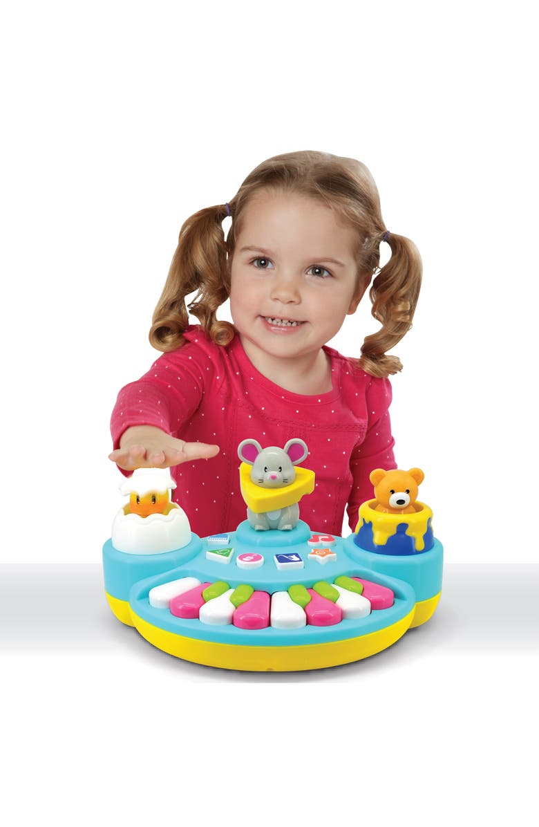 Kiddieland Activity Piano Musical Buddies, Alternate, color, Multicolored