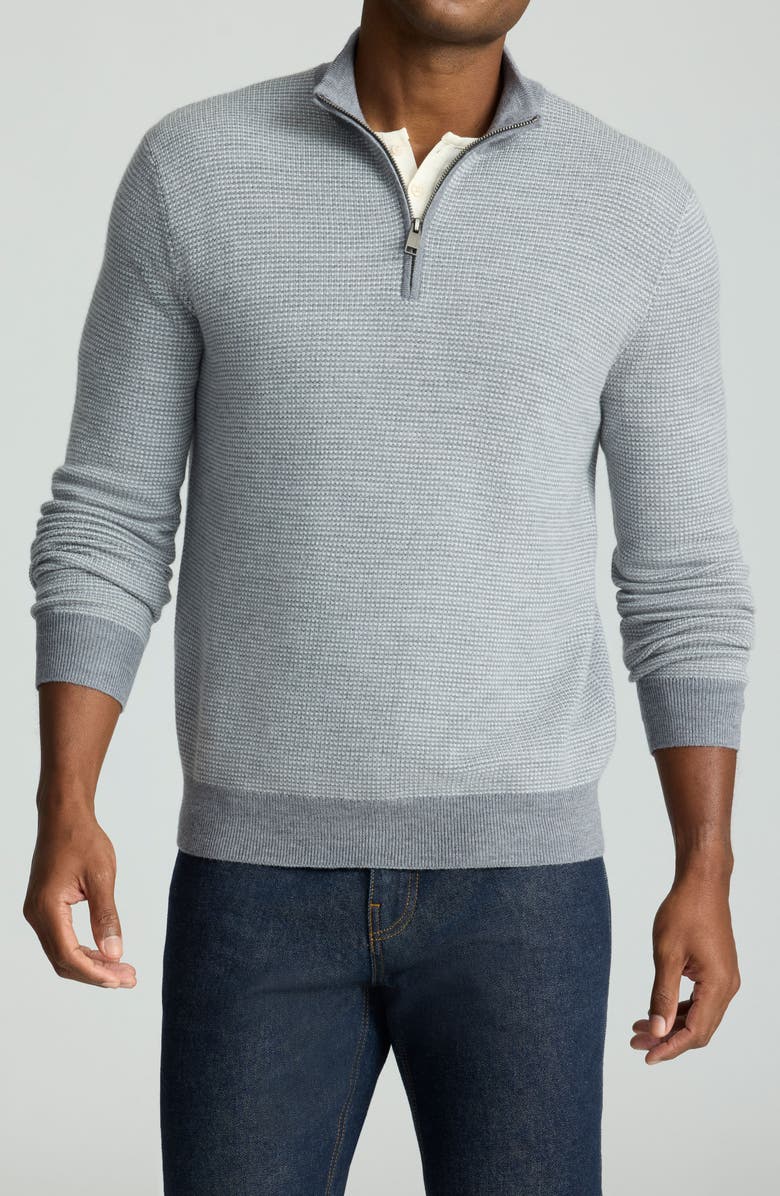 UNTUCKit Marvall Quarter Zip Sweater, Main, color,