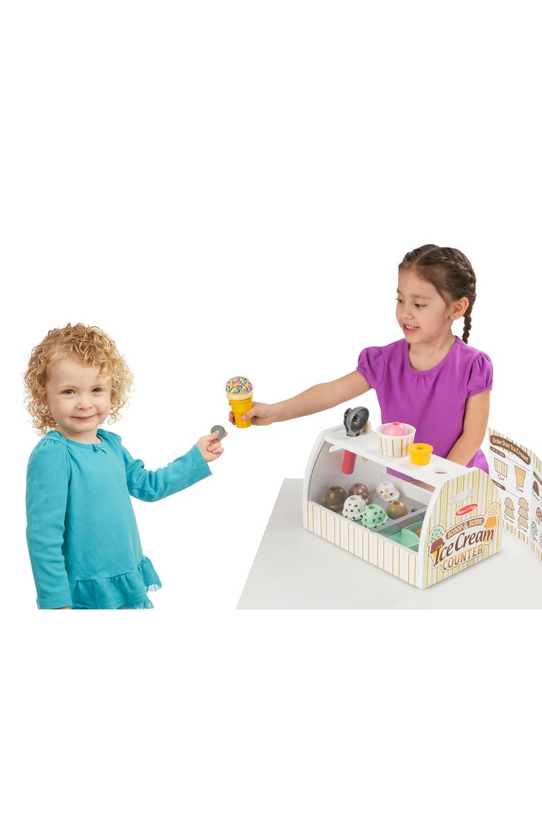 Melissa & Doug Ice Cream Counter Playset, Alternate, color,