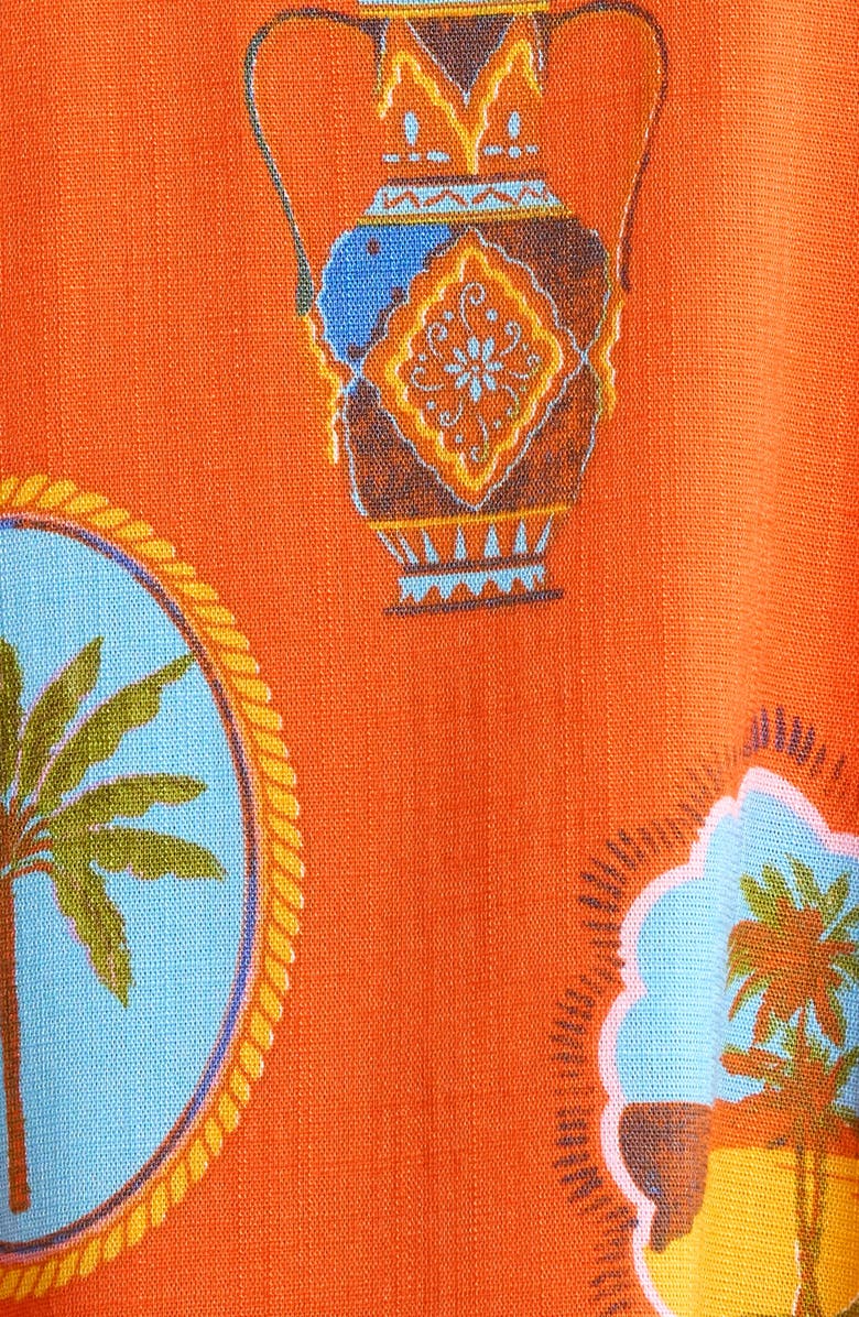 SUGARLIPS Maury Postcard Auriel Shift Minidress, Alternate, color, Red-Pink-Mult