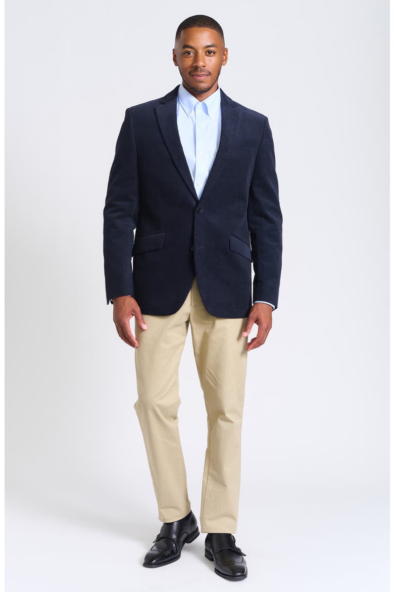 Navy Waffle Corduroy Blazer, Alternate, color, NAVY