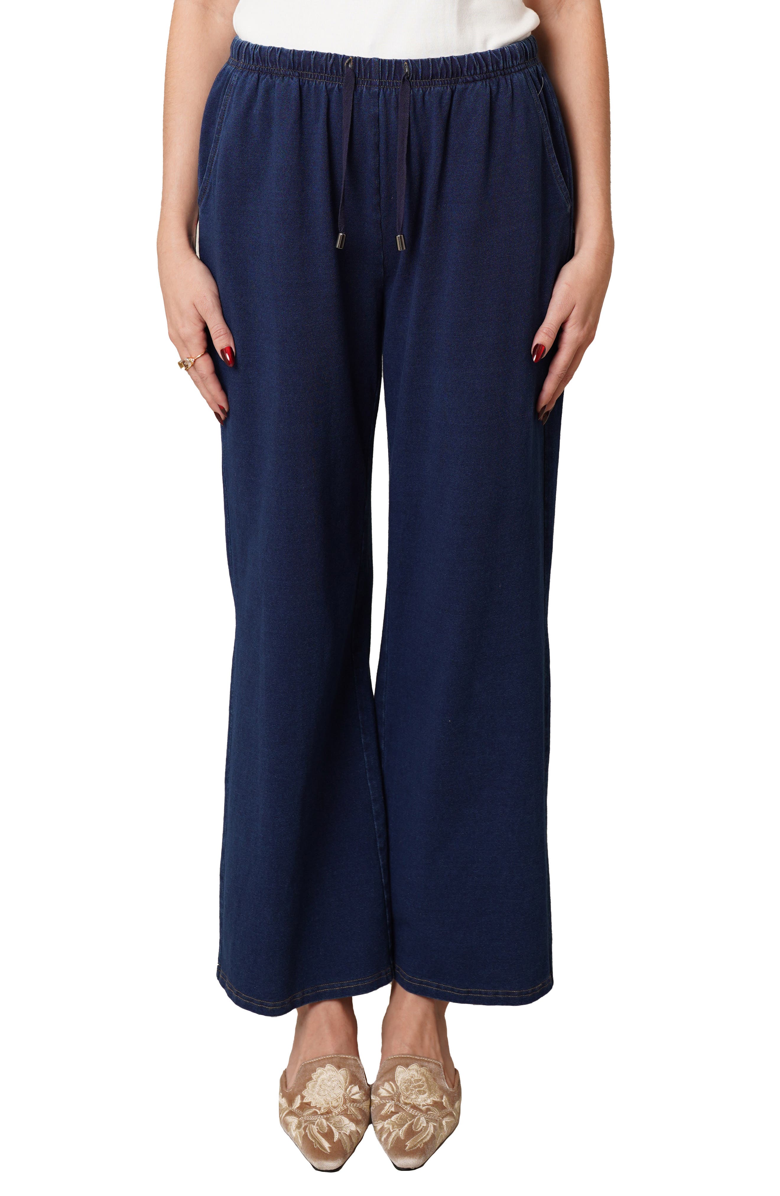 CYRUS Drawstring Wide Leg Pants