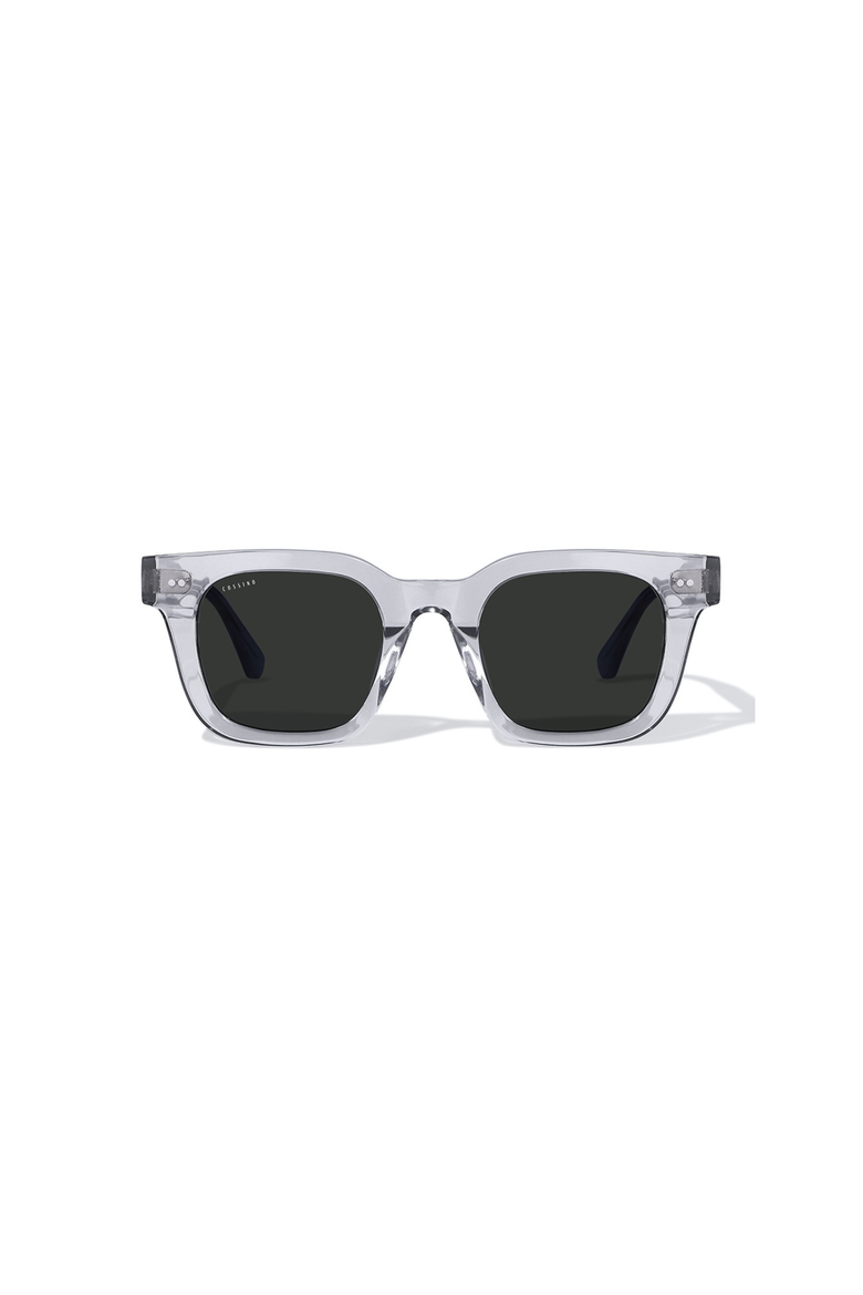 Cuadra 46mm Square Acetate Sunglasses, Main, color, Clear