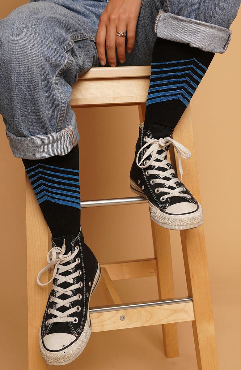 EXTREME FIT Assorted 6-Pack Ultra Performance Athletic Compression Socks, Alternate, color, Black