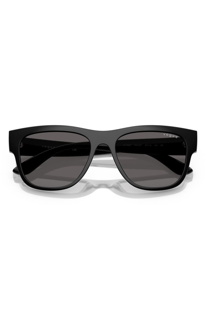 VOGUE Kids' 52mm Pillow Sunglasses, Alternate, color, Black