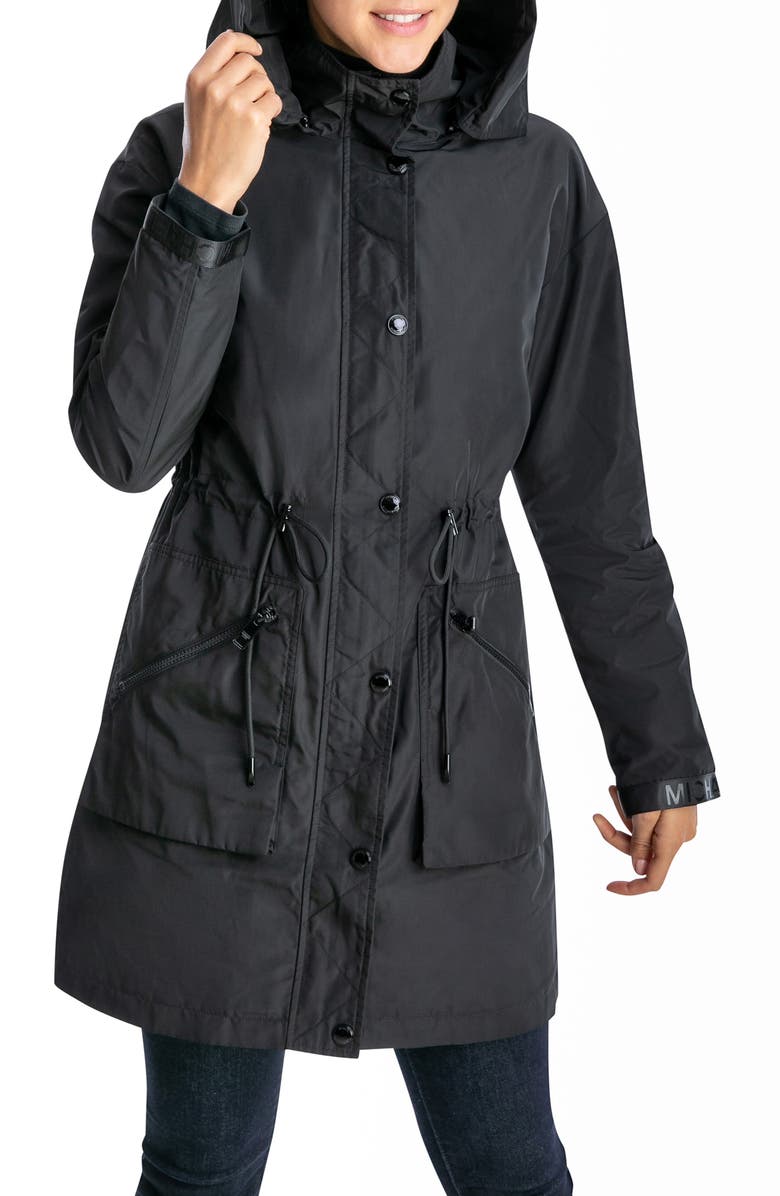 Michael Kors Long Hooded Anorak Jacket, Main, color, 