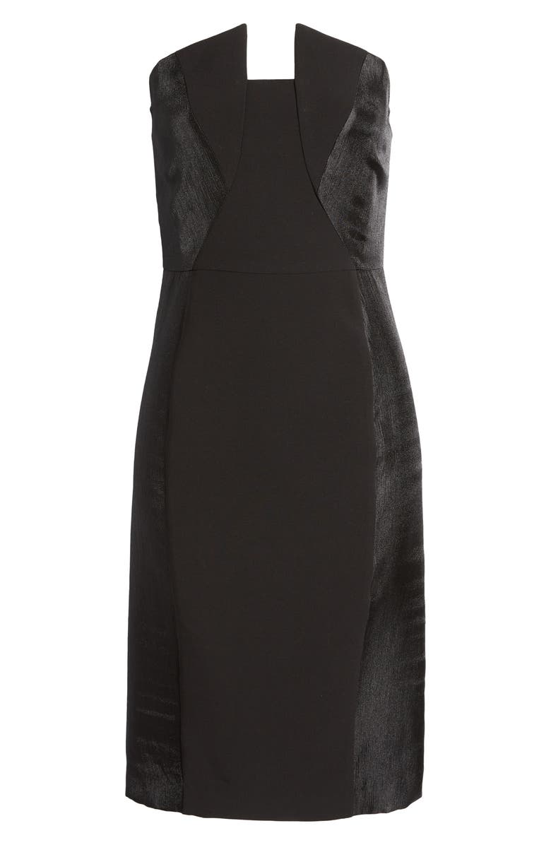 Black Halo Lena Strapless Cocktail Dress, Alternate, color, 
