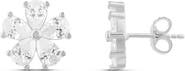 SHYMI Flower Cubic Zirconia Stud Earrings