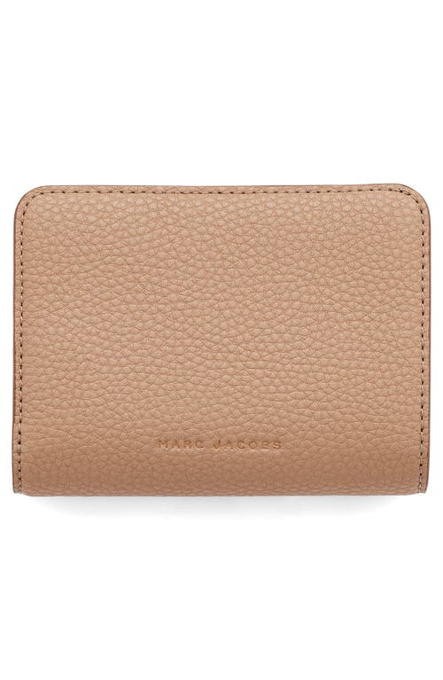 Marc Jacobs The Mini J Marc Compact Wallet In Brown