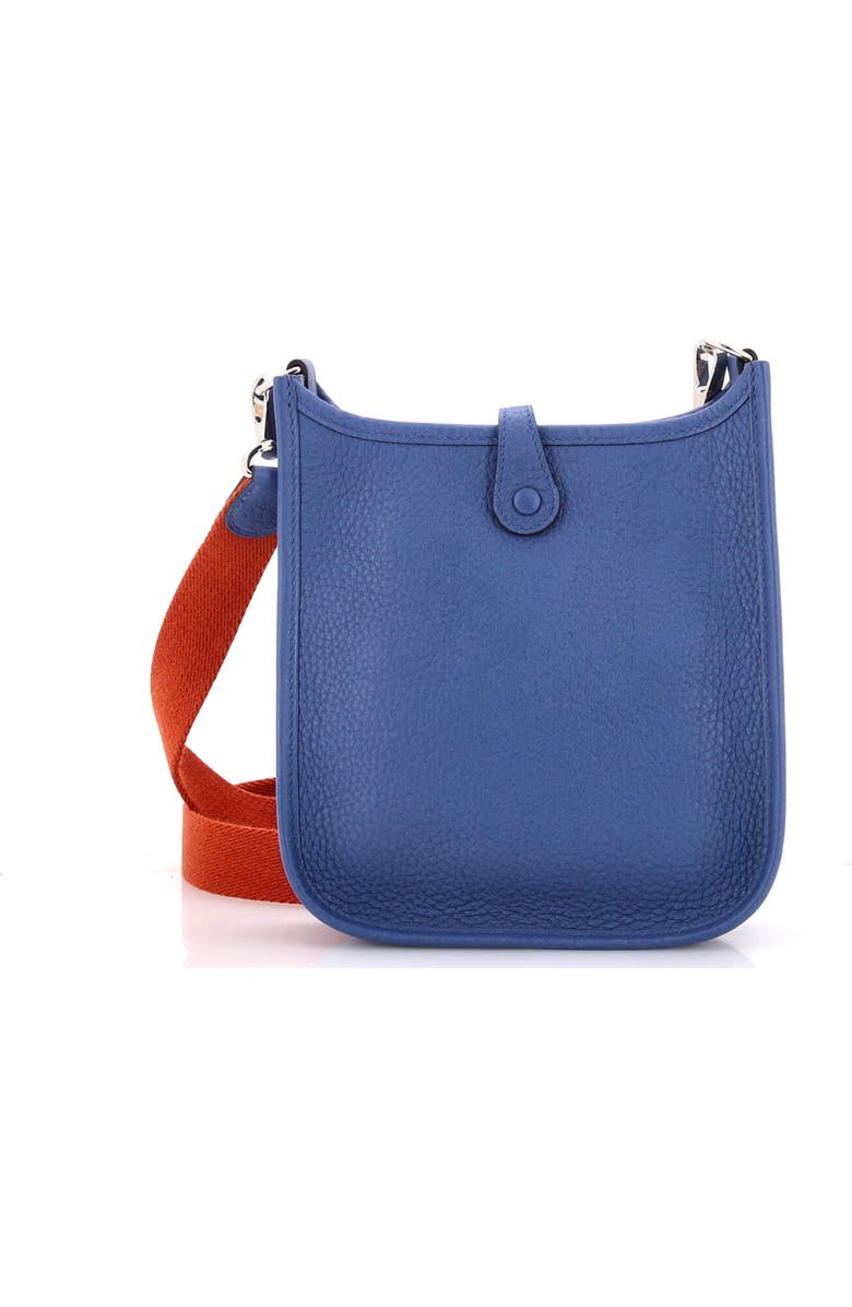 Pre-Owned Hermes Evelyne Bag Gen III Clemence TPM, Alternate, color, Bleu Agate