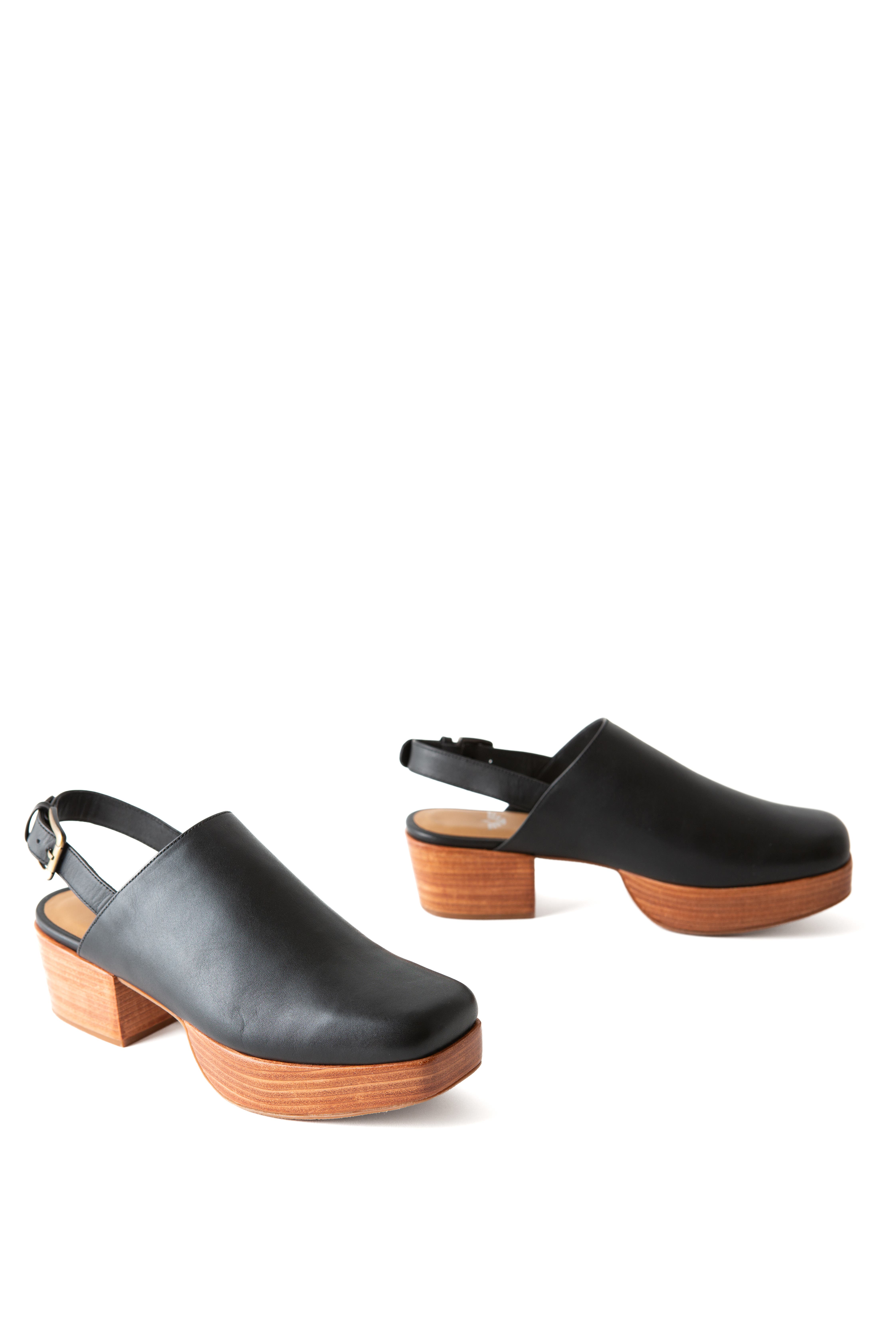 Fortress Betty Slingback Platform Clog, Alternate, color, Black