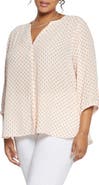 NYDJ Semisheer Pintuck Blouse