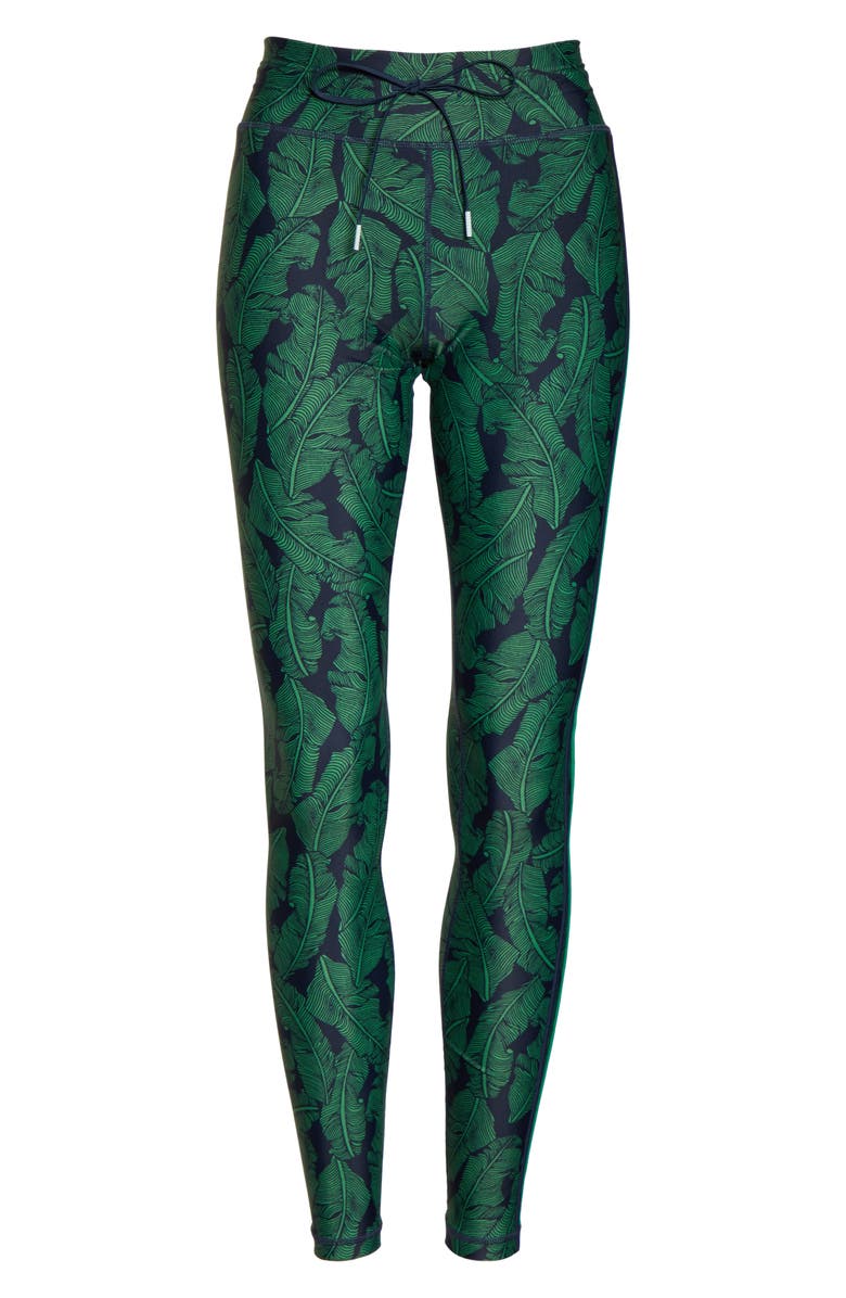 The Upside Palm Leaf Yoga Pants, Alternate, color,
