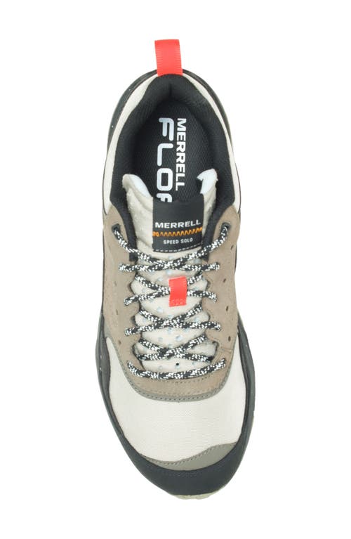 Merrell Speed Solo Running Shoe In Black/boulder