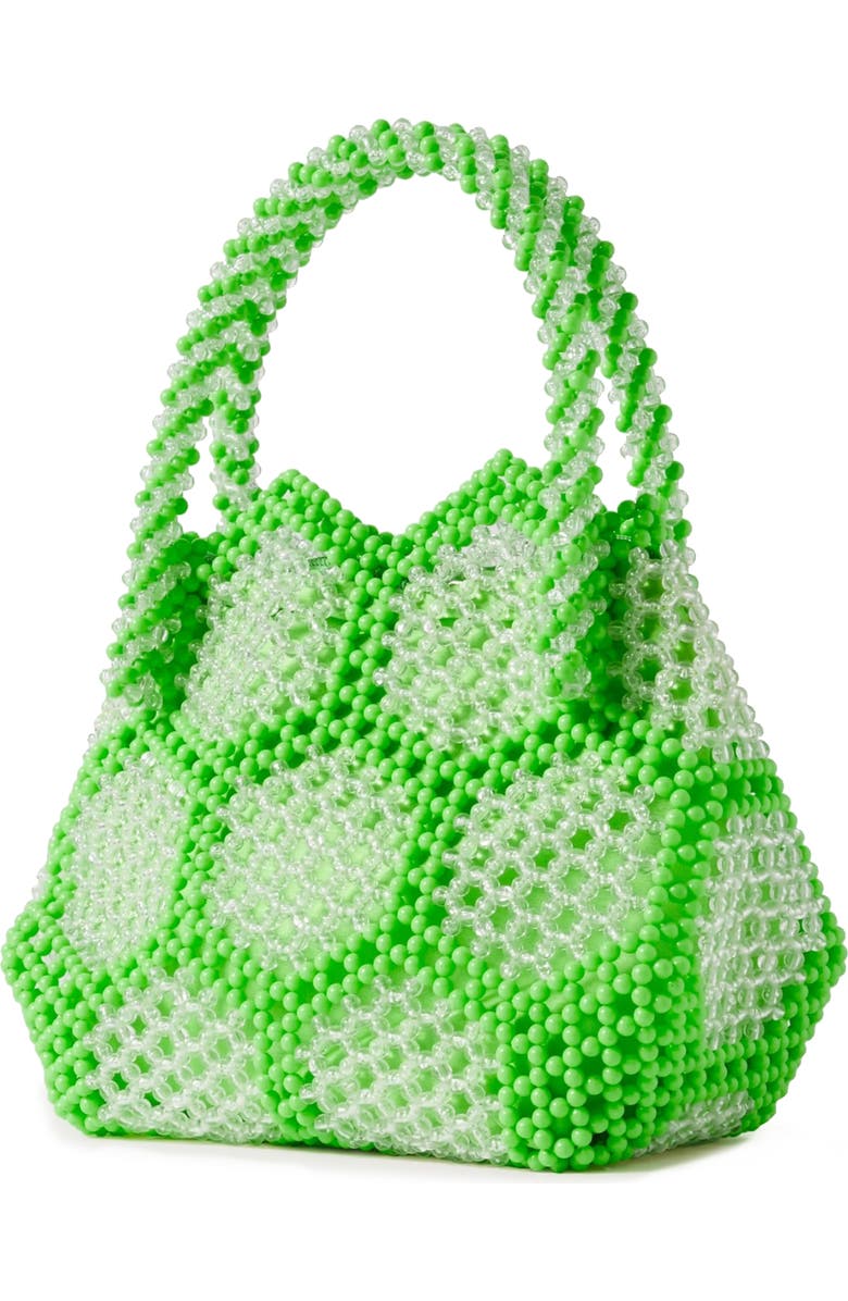 LU BY LU Tennis Beaded Top Handle Bag, Main, color,