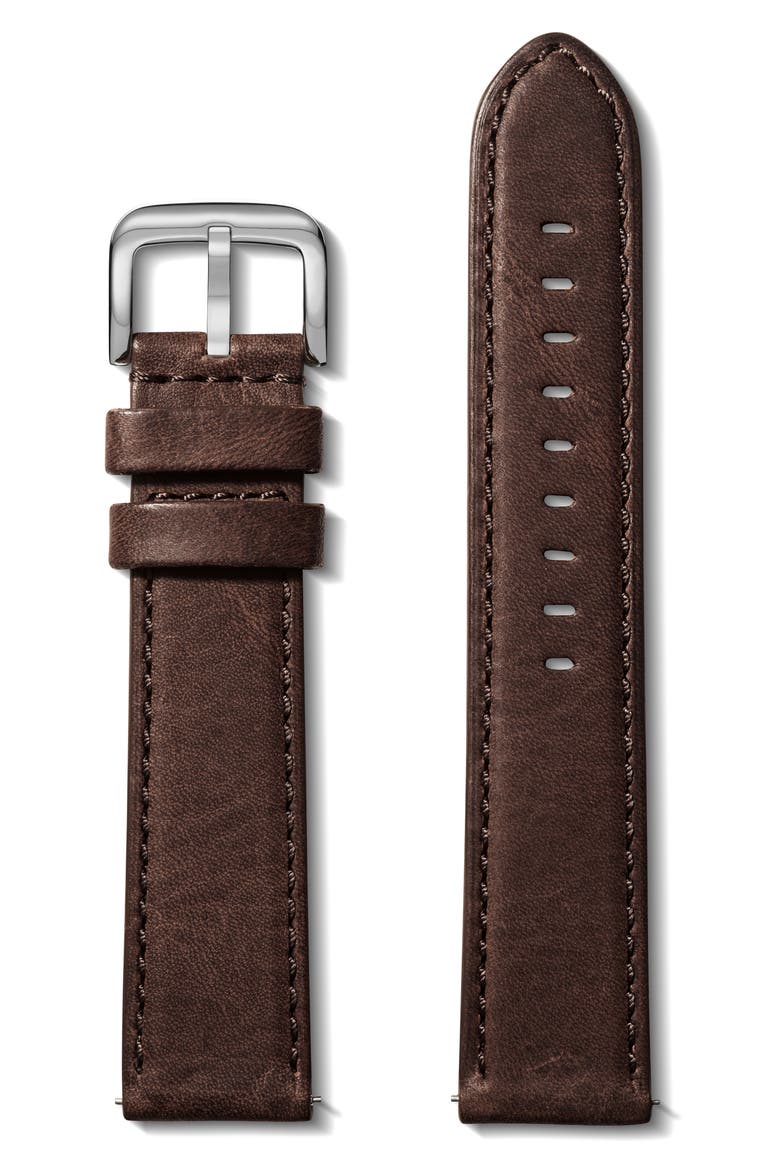Extra Large Grizzly Classic Interchangeable Leather Watchband, 22mm video