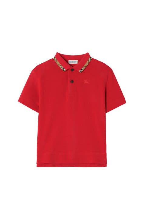 Cotton Pique Polo Shirt