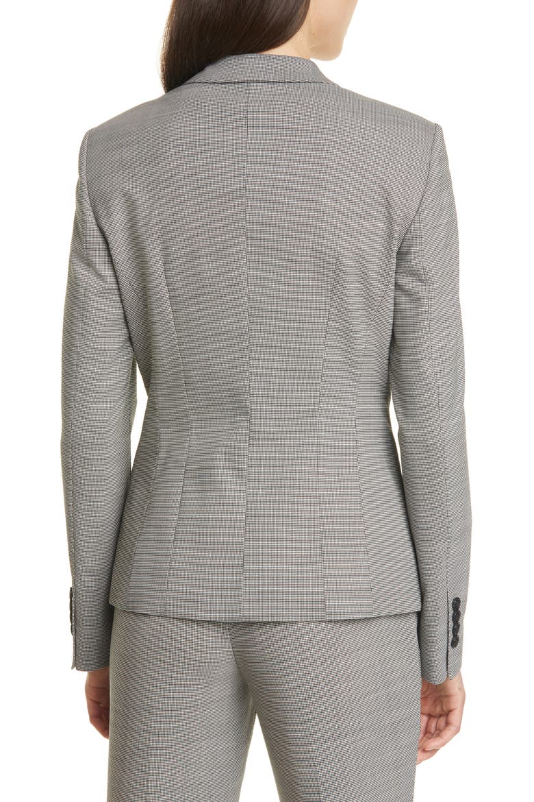 Julea 5 Mini Houndstooth Jacket, Alternate, color, BLACK FANTASY
