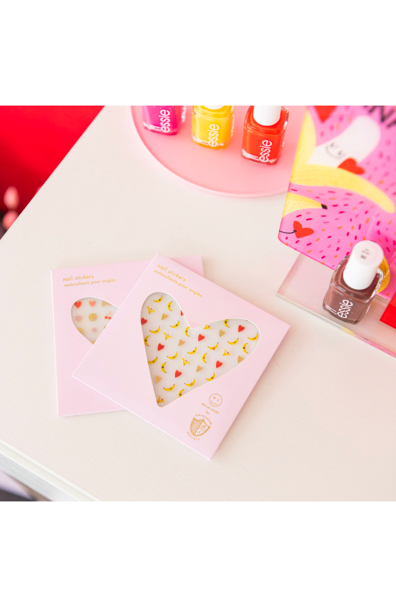 Daydream Society Bananas For You Valentine's Day Nail Stickers, Alternate, color, Assorted Pre-Pack