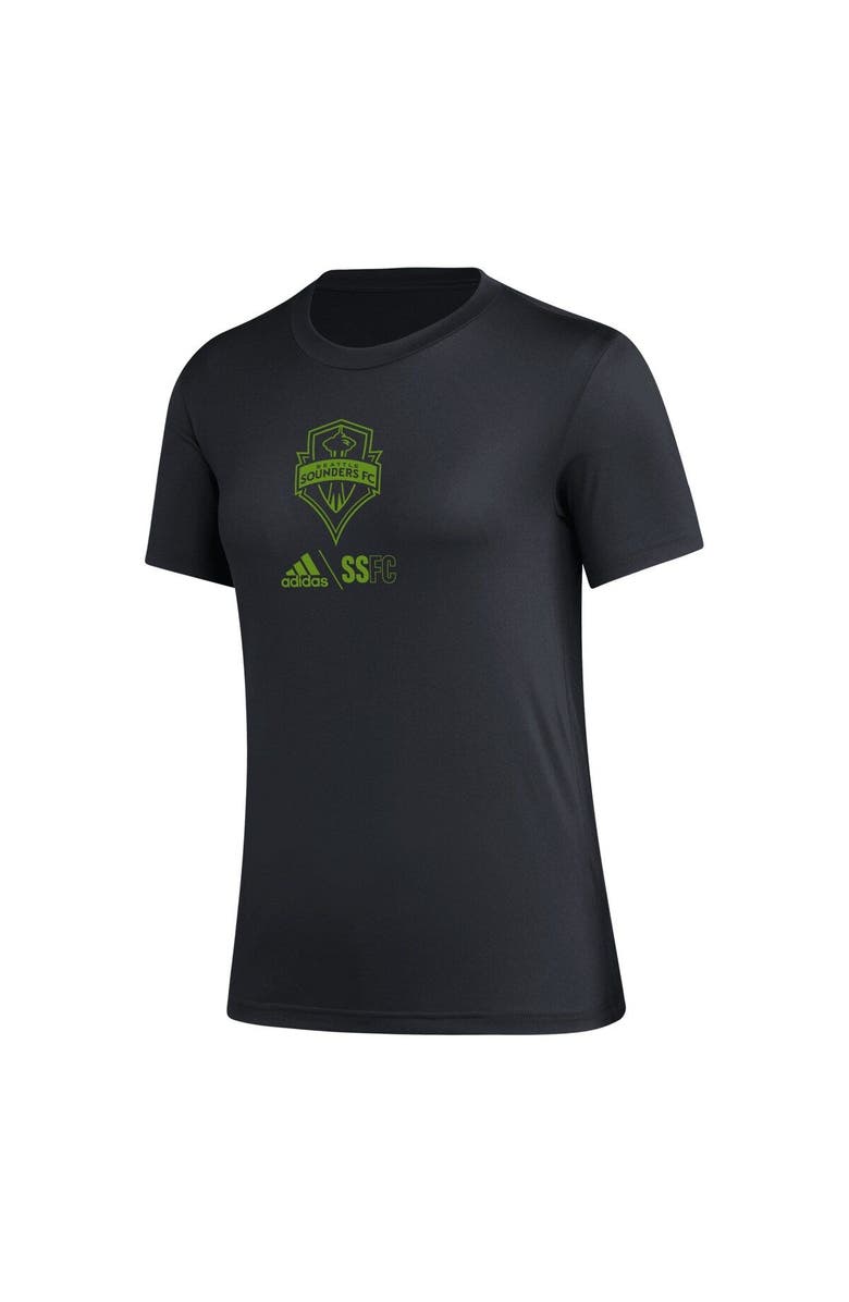 adidas Women's adidas Black Seattle Sounders FC AEROREADY Club Icon T-Shirt, Alternate, color,
