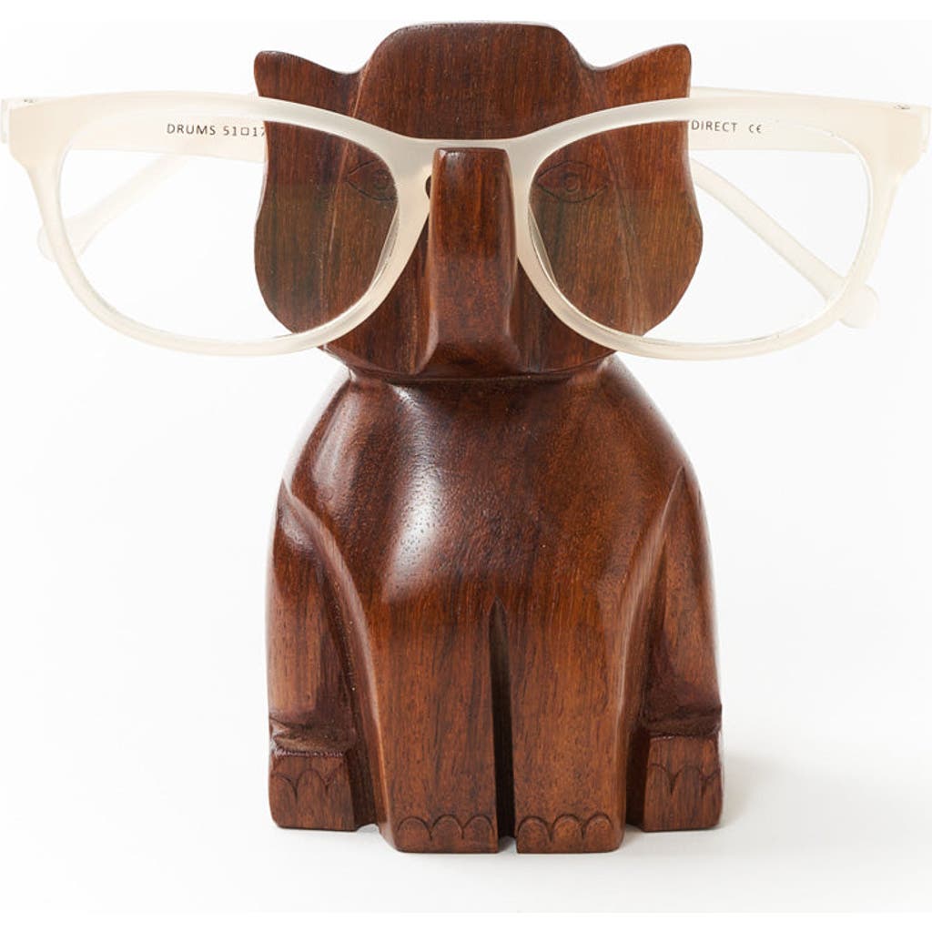 Matr Boomie Trunk Up Elephant Eyeglass Holder Stand In Neutral