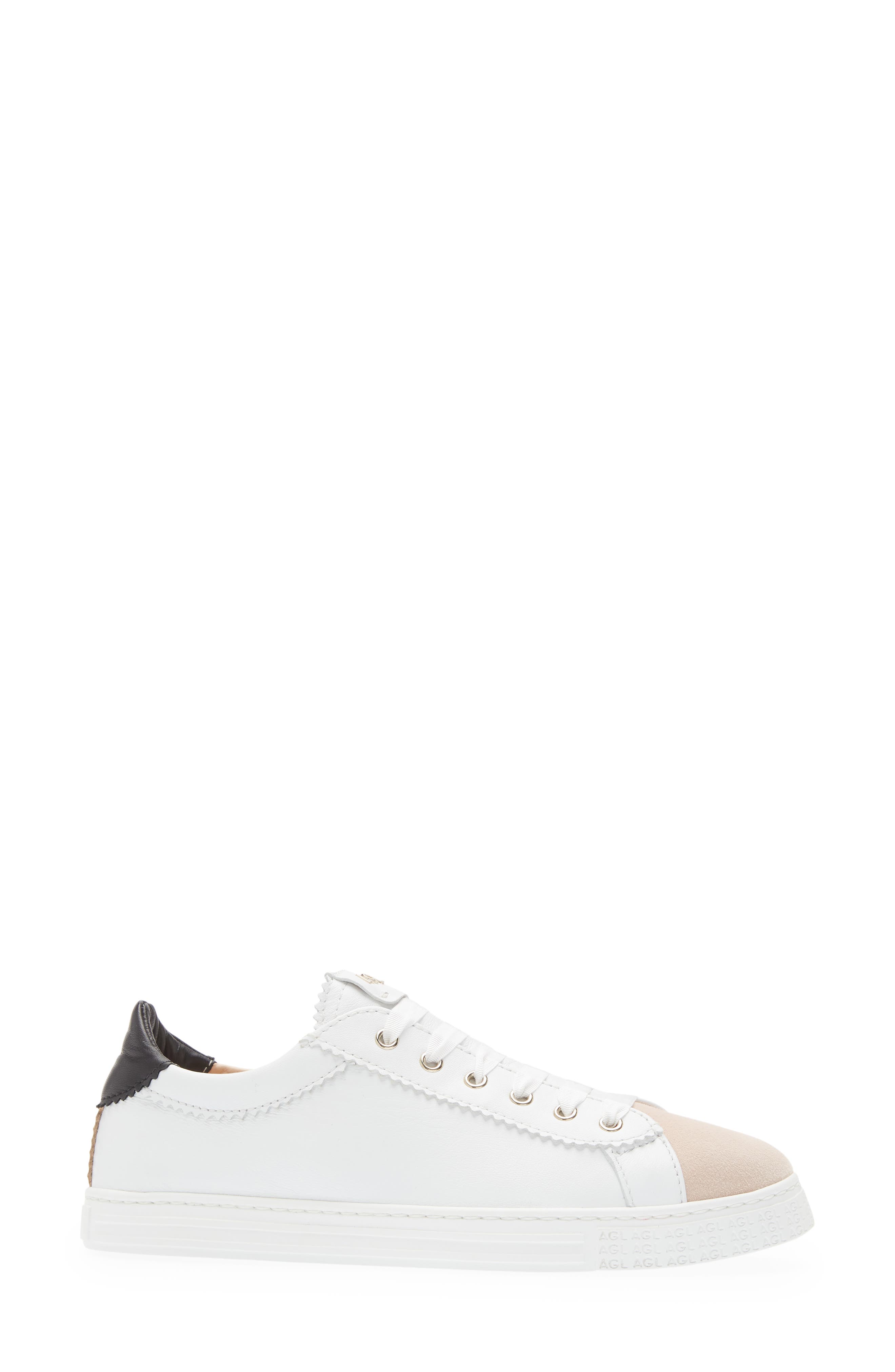 AGL Sade Sneaker, Alternate, color, White W/ Black