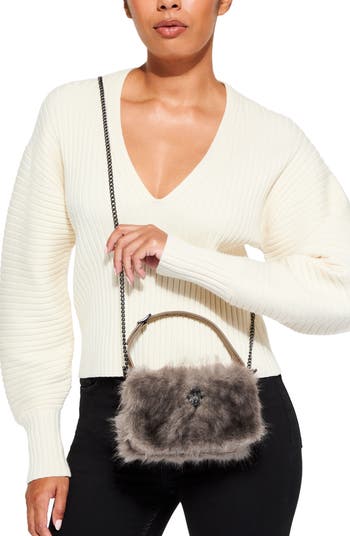 Extra Small Kensington Faux Fur Duffle Bag