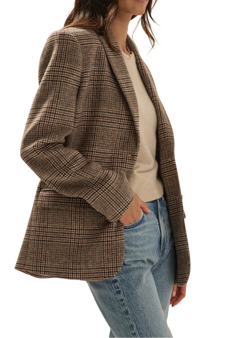 The Dean Glen Plaid Blazer, Alternate, color, BROWN GLEN PLAID