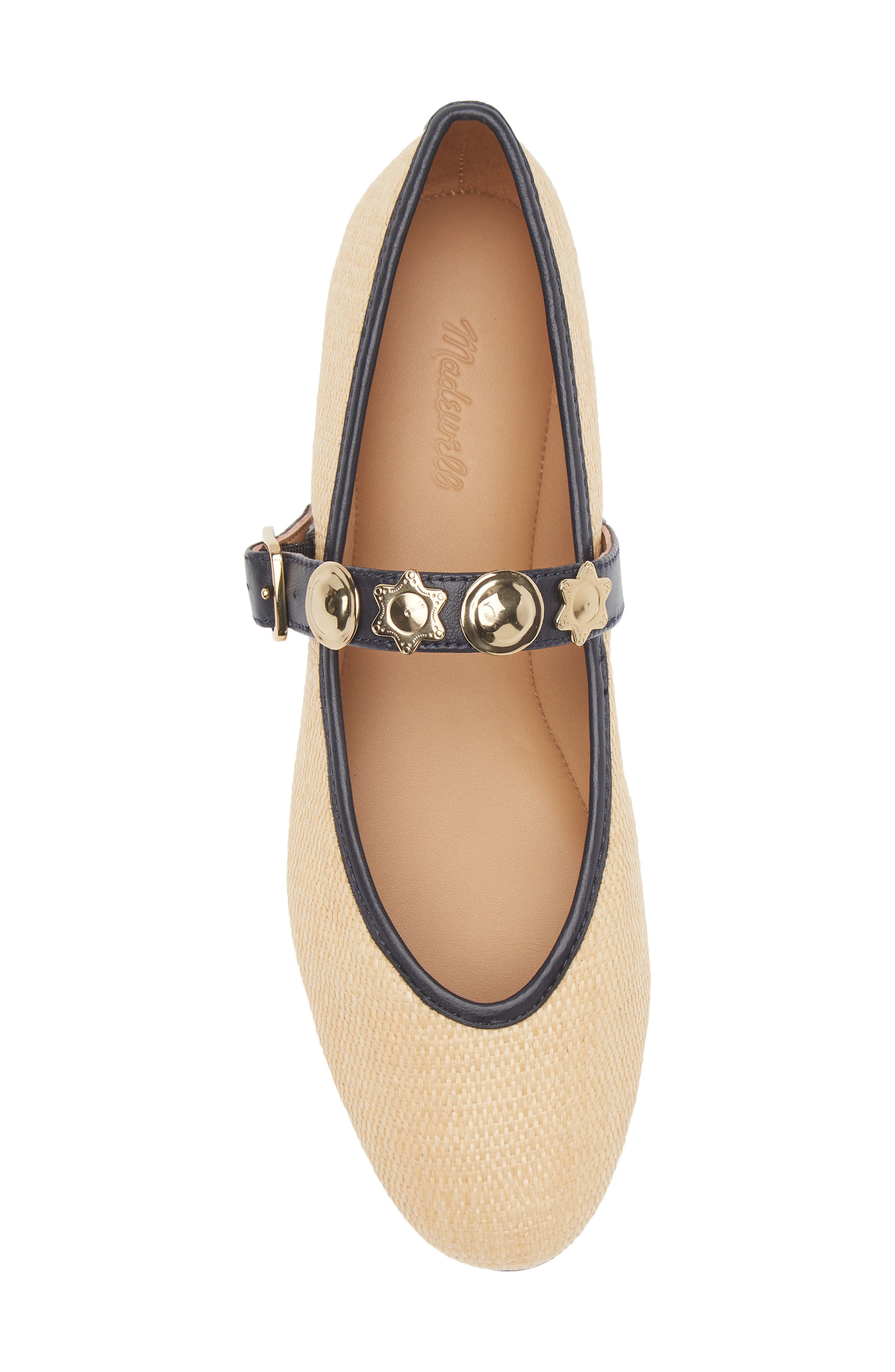 Madewell The Remy Mary Jane Flat, Alternate, color, Natural Multi