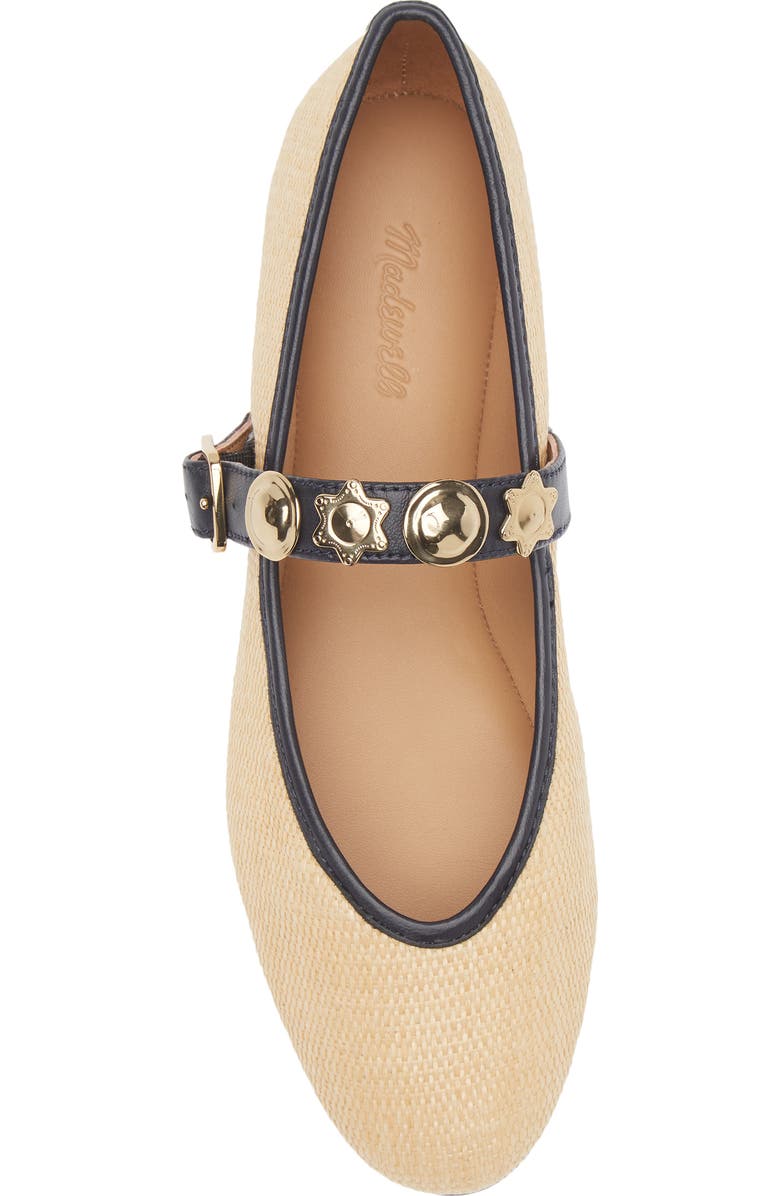 Madewell The Remy Mary Jane Flat, Alternate, color, Natural Multi