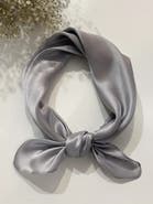 SILKSILKY Pure Silk Solid Color Square Scarf
