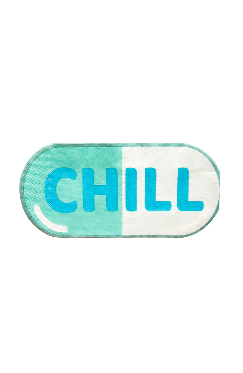 Jollity 
Co "Chill" Pill Guest Napkins, Main, color, Assorted Pre-Pack