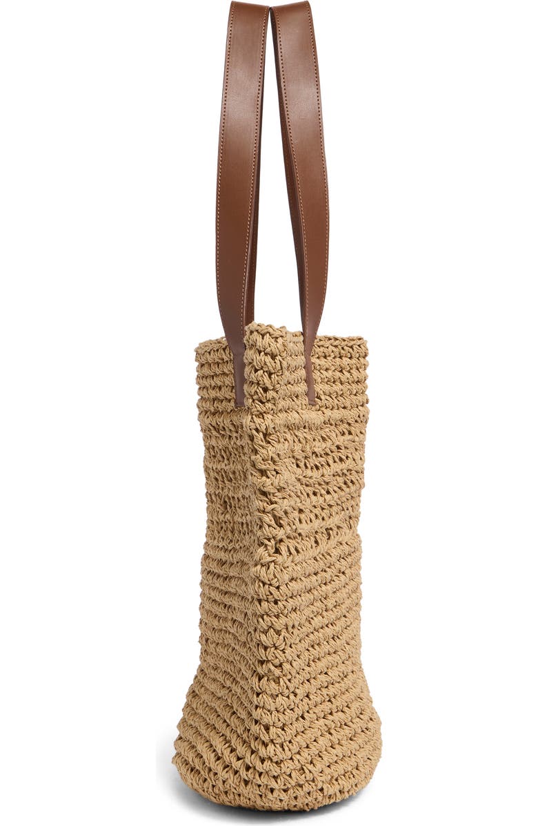 Collection XIIX Raffia Market Tote, Alternate, color, Natural