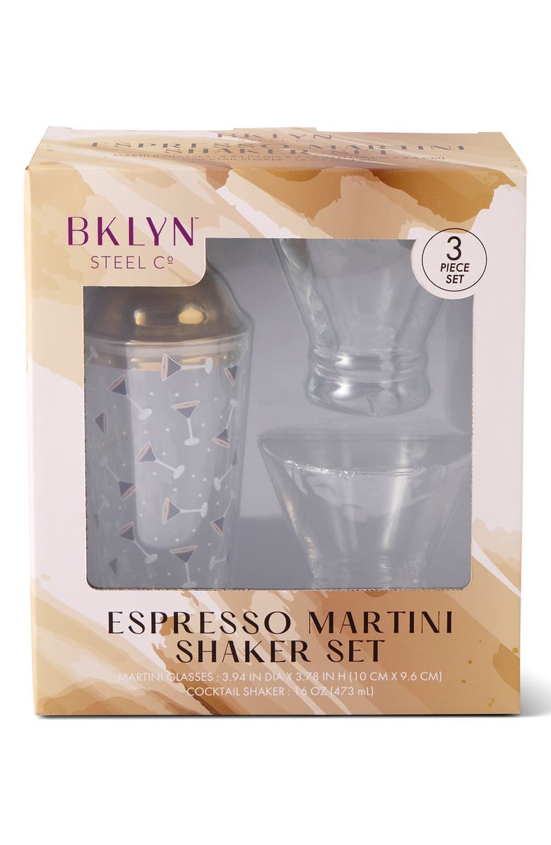 Brooklyn Steel Co. Espresso Martini Shaker Set, Alternate, color, Gold