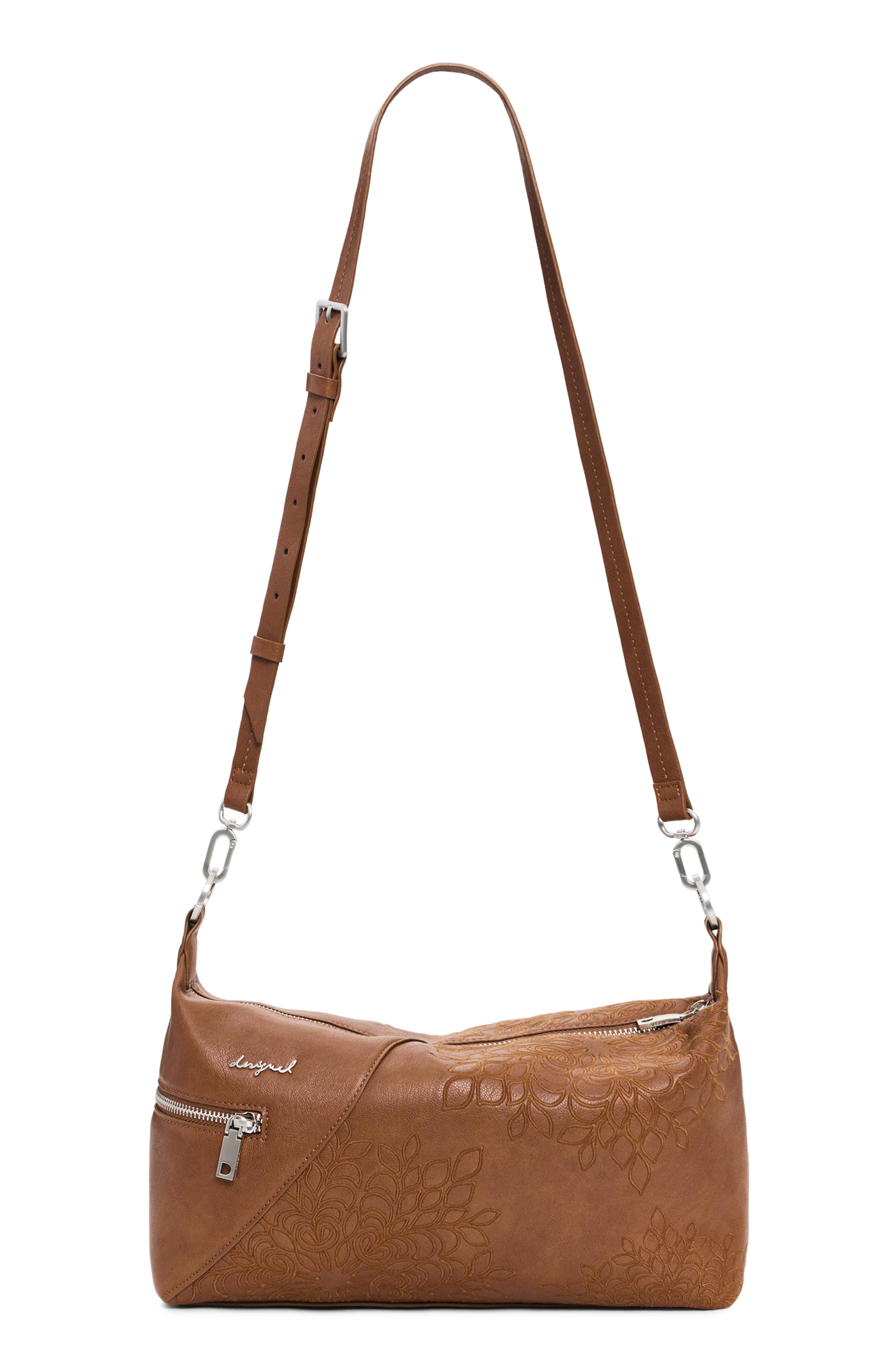 Desigual Faux Leather Crossbody Bag, Alternate, color, 