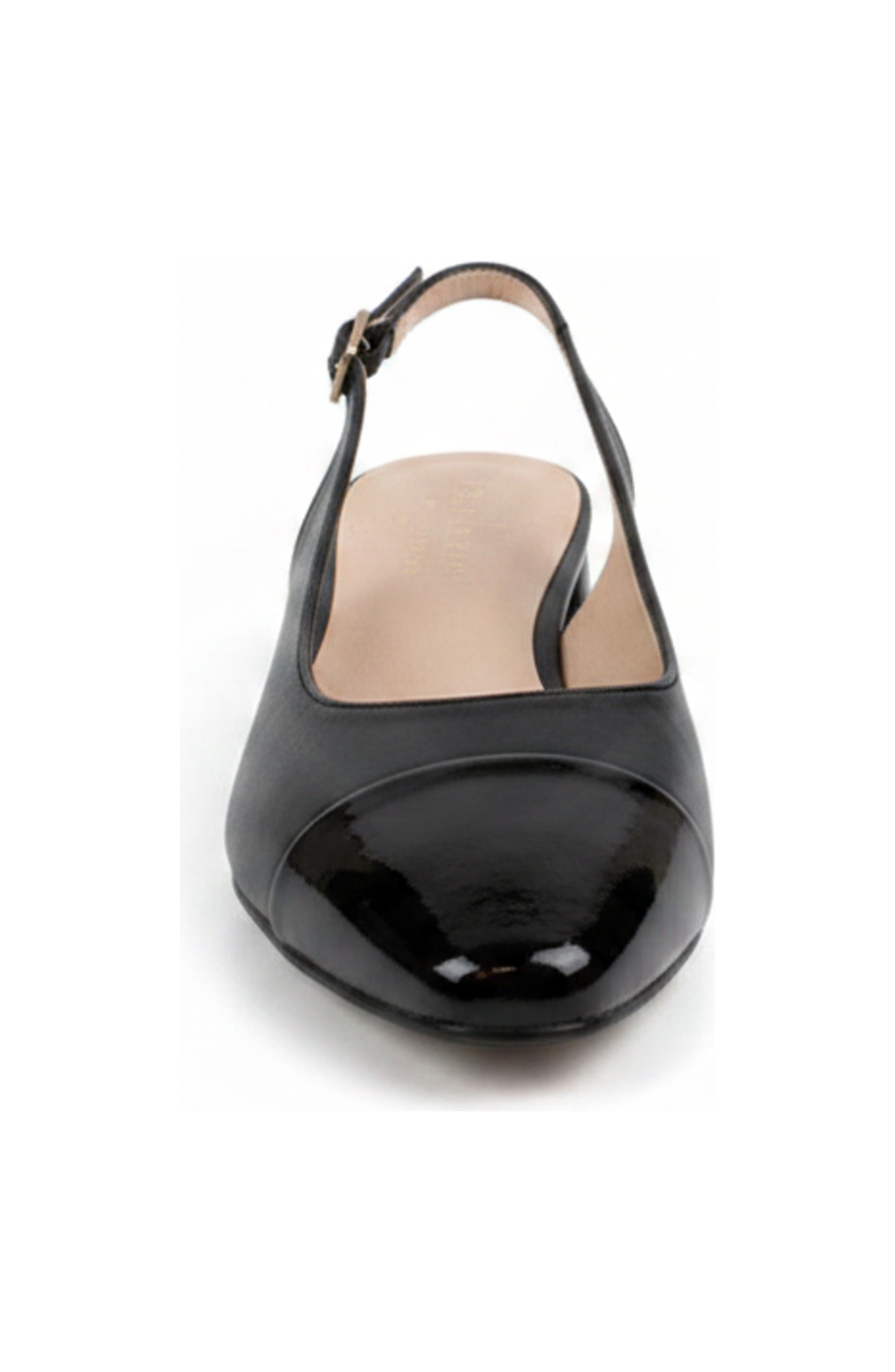 Berta Slingback, Alternate, color, Black