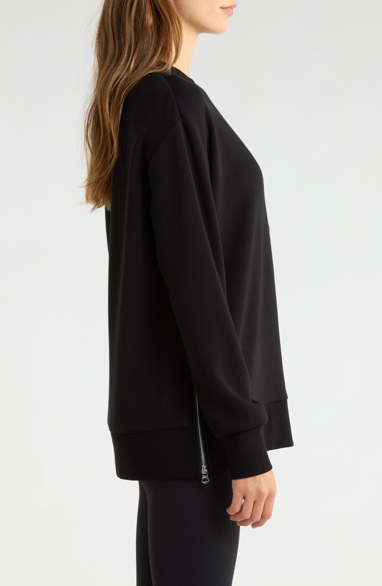 Varley Gabriella Oversize Sweatshirt, Alternate, color, Black