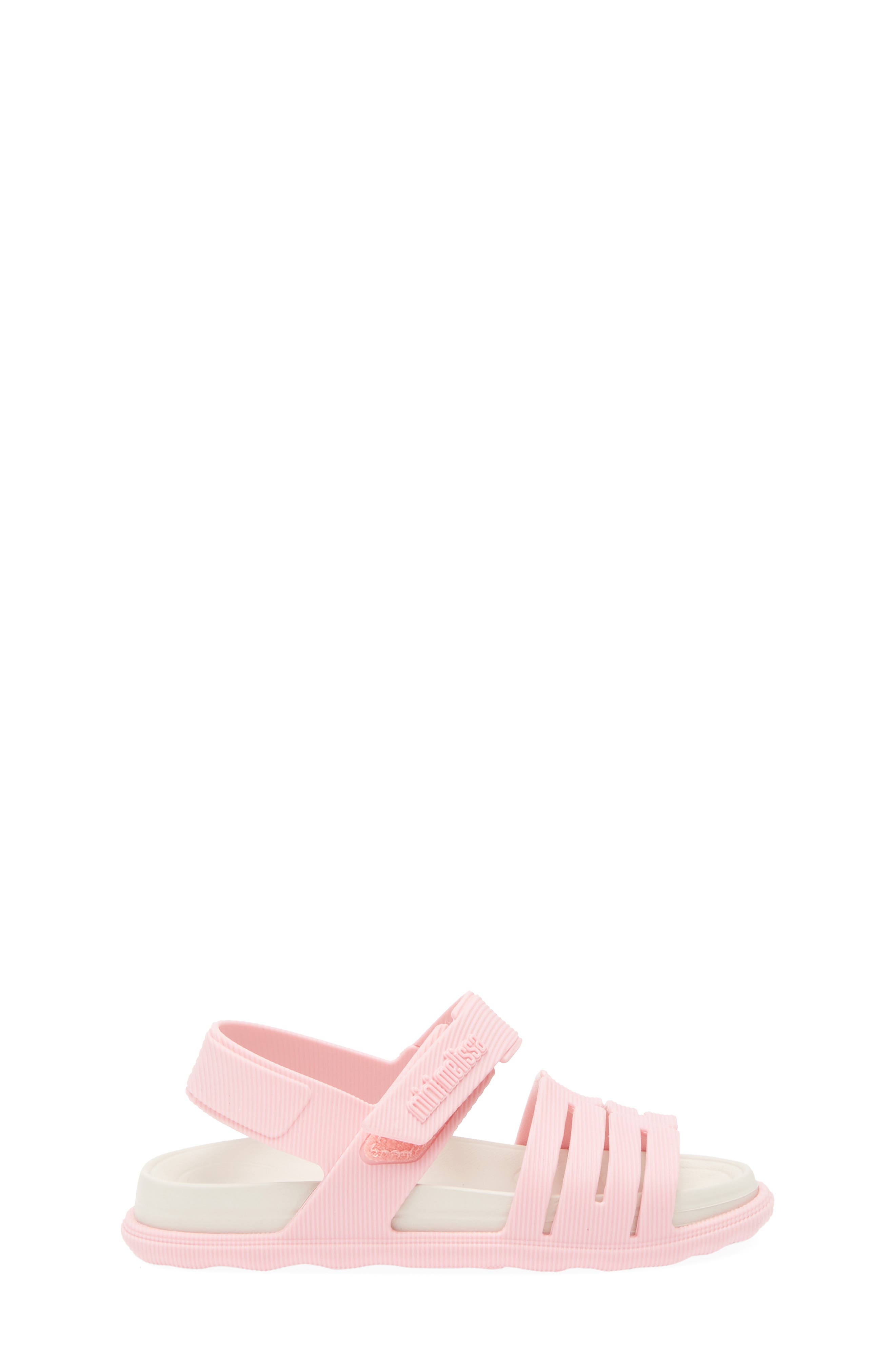Mini Melissa Kids' Kaiteki Sandal, Alternate, color, Pink/ Beige