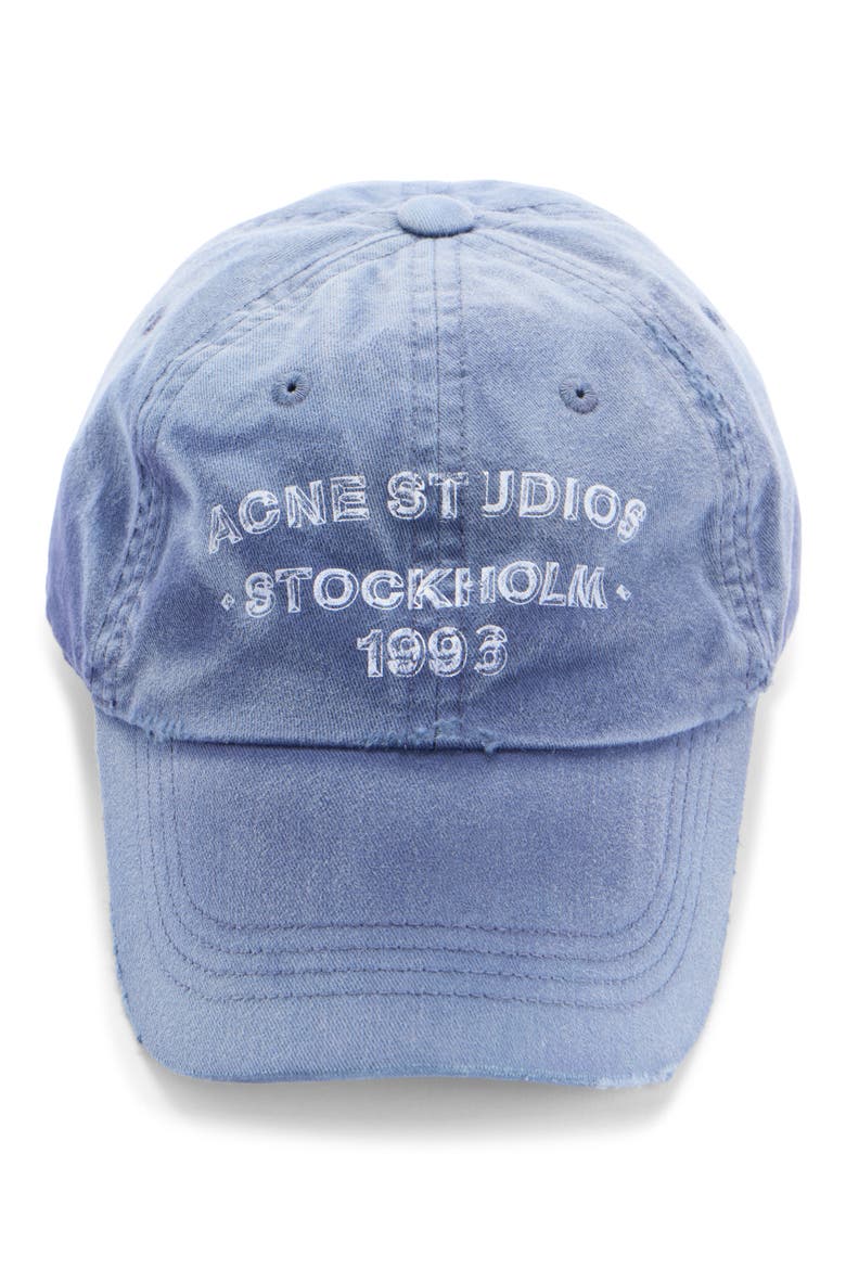 Cuddy Logo Stamp Sunkissed Cotton Twill Baseball Cap, Alternate, color, NAVY