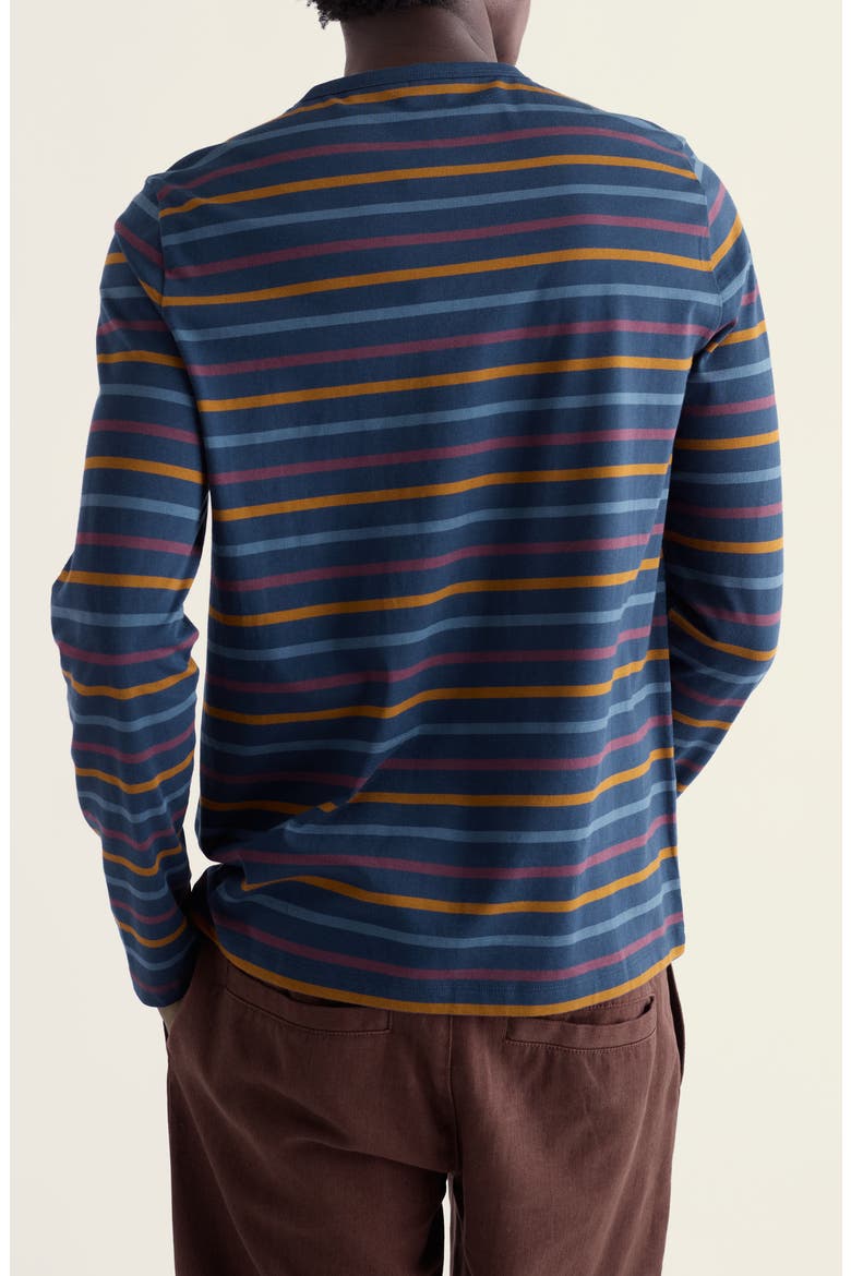 Striped Long Sleeve Sailor T-Shirt, Alternate, color, TRI BRETON SEA CAVE TEAK