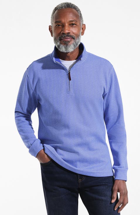 Bedford Rib Casual Quarter Zip Sweater