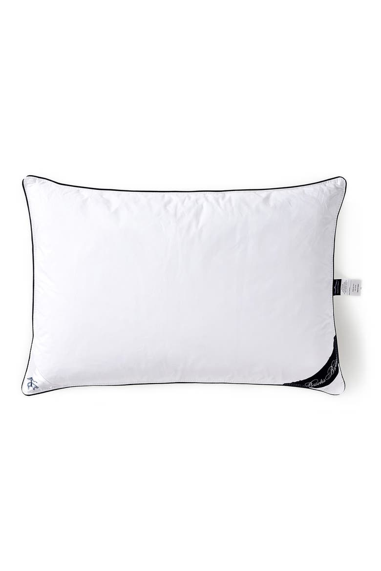 Goose Down Pillow, Main, color, WHITE