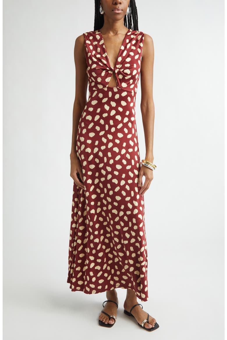 print jersey maxi dress Horizonte Mistico Reversible Print Jersey Maxi Dress (Women)