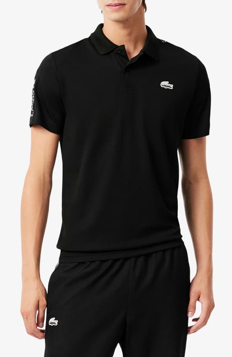 Classic Fit Logo Tape Cotton Piqué Polo