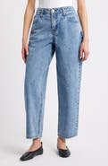 CITY BLUES High Waist Crescent Leg Jeans