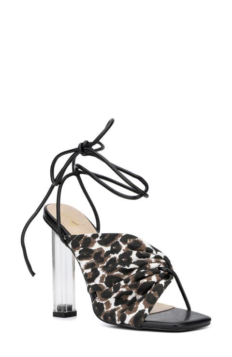 Carolle Leopard Print Sandal (Women)