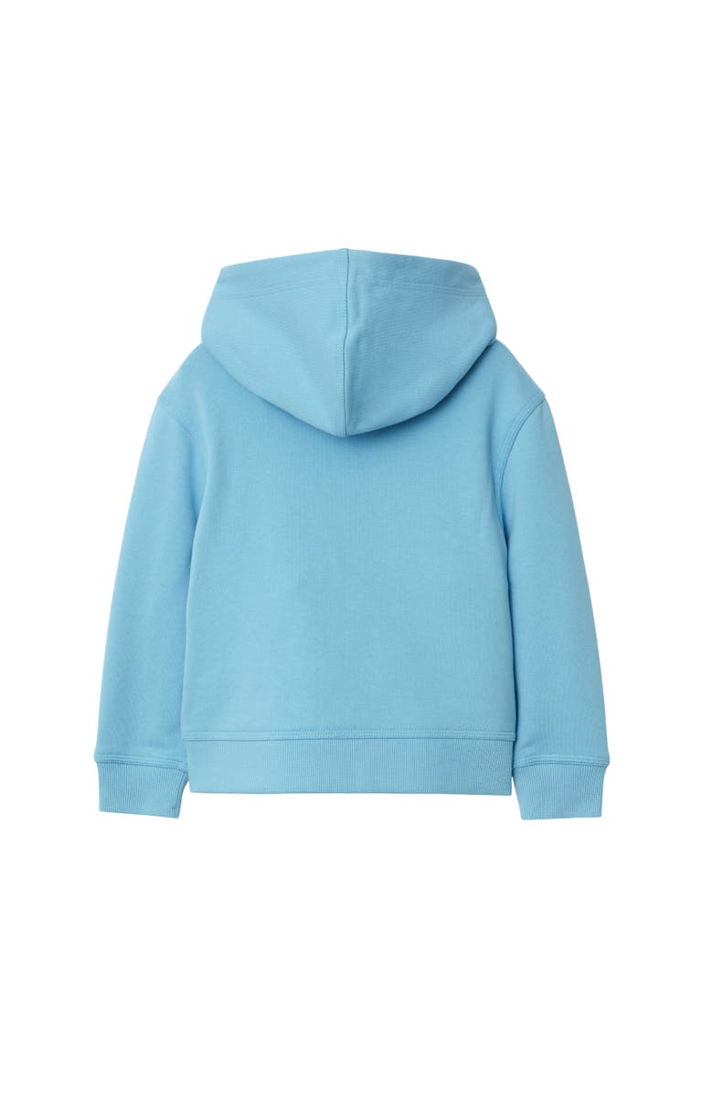 Burberry Cotton Zip Hoodie, Alternate, color, Lizard